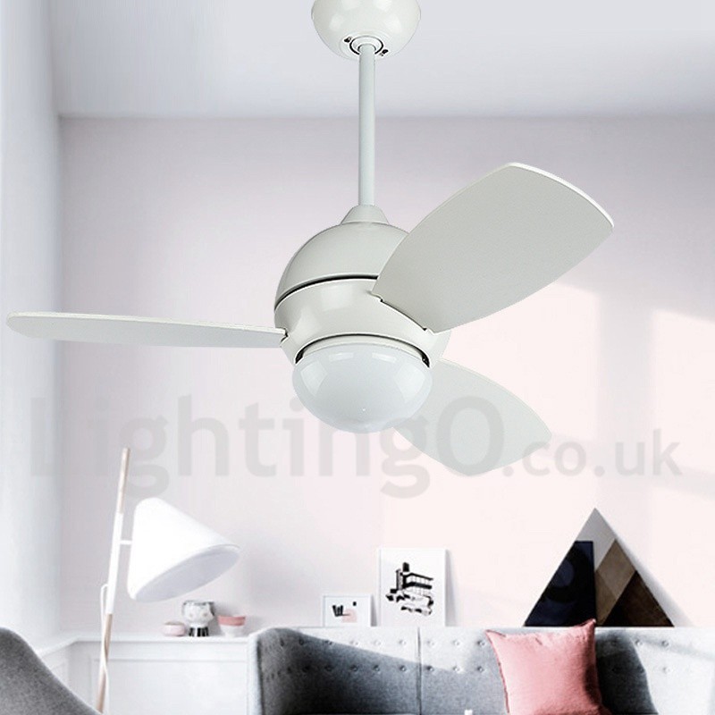 Ventilatore da soffitto Country Nordico 34" 36" 42" con LED e telecomando