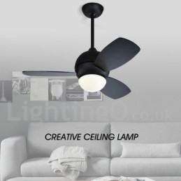 Ventilatore da soffitto Country Nordico 34" 36" 42" con LED e telecomando
