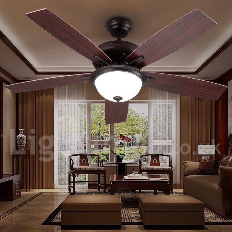 Ventilatore da soffitto vintage rustico retrò 52 pollici