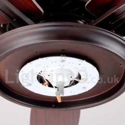 Ventilatore da soffitto vintage rustico retrò 52 pollici
