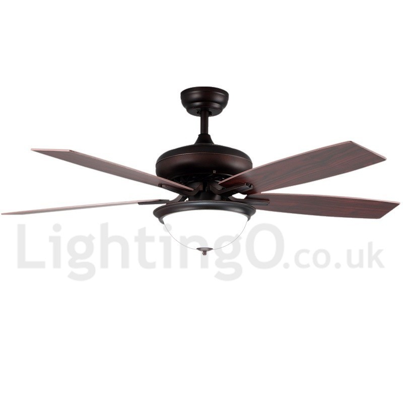 Ventilatore da soffitto vintage rustico retrò 52 pollici