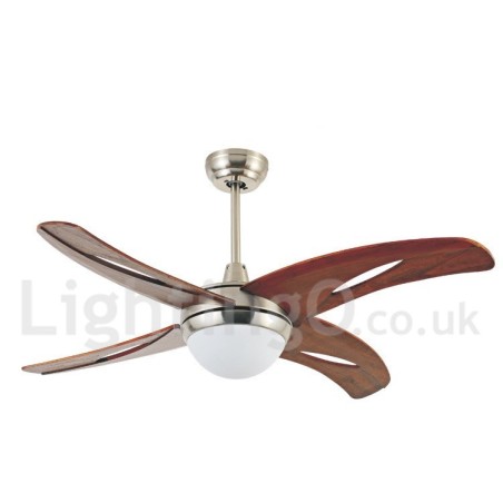 Ventilatore da soffitto LED 42" moderno con telecomando, 3 velocità