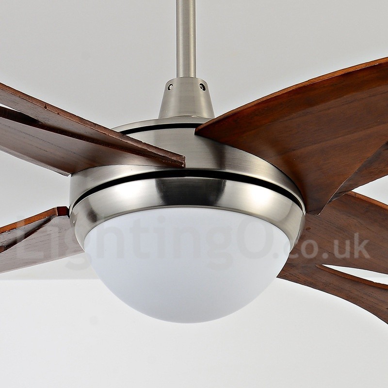 Ventilatore da soffitto LED 42" moderno con telecomando, 3 velocità