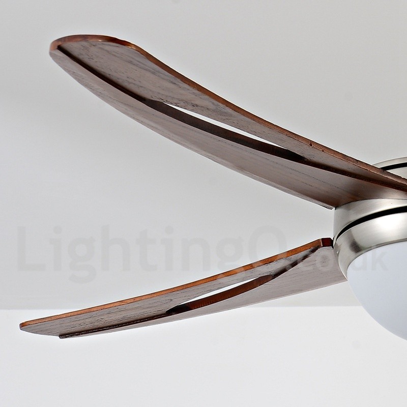 Ventilatore da soffitto LED 42" moderno con telecomando, 3 velocità