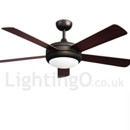 Ventilatore da soffitto vintage europeo 52 pollici con LED caldo e telecomando