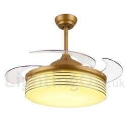 Ventilatore da soffitto moderno contemporaneo in stile europeo 36"
