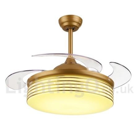 Ventilatore da soffitto moderno contemporaneo in stile europeo 36"