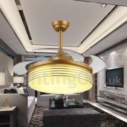 Ventilatore da soffitto moderno contemporaneo in stile europeo 36"