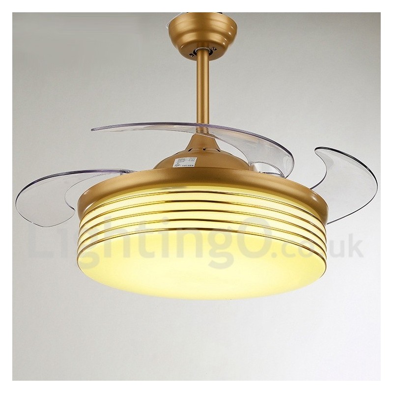 Ventilatore da soffitto moderno contemporaneo in stile europeo 36"