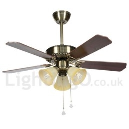 Ventilatore da soffitto moderno contemporaneo 42" con luce LED