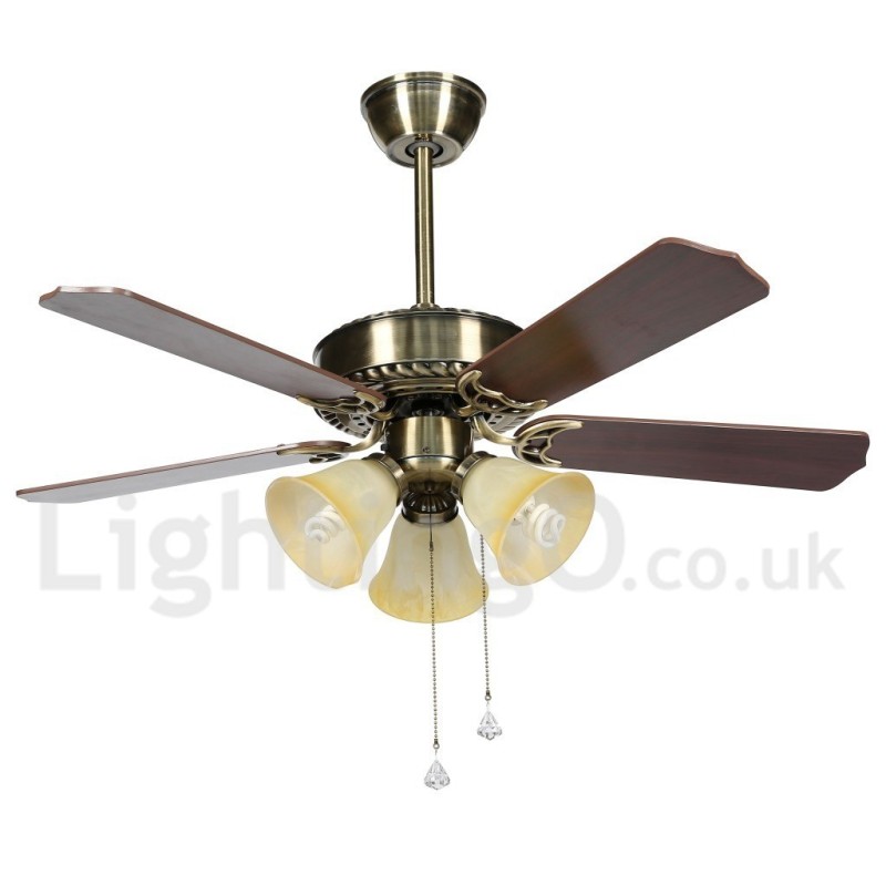 Ventilatore da soffitto moderno contemporaneo 42" con luce LED