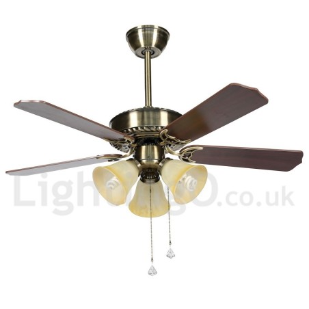 Ventilatore da soffitto moderno contemporaneo 42" con luce LED