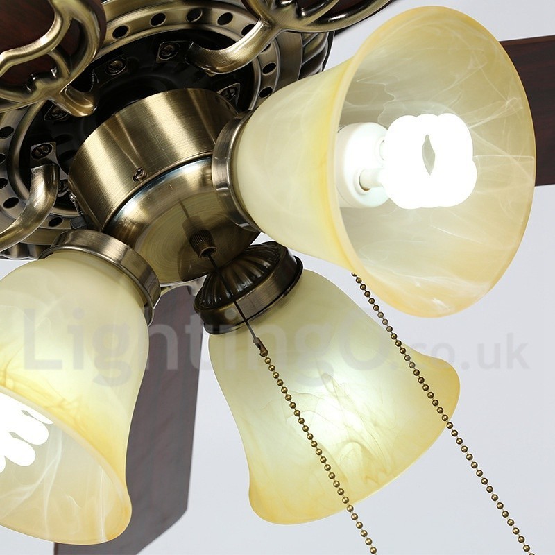 Ventilatore da soffitto moderno contemporaneo 42" con luce LED