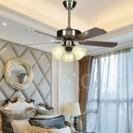 Ventilatore da soffitto moderno contemporaneo 42" con luce LED