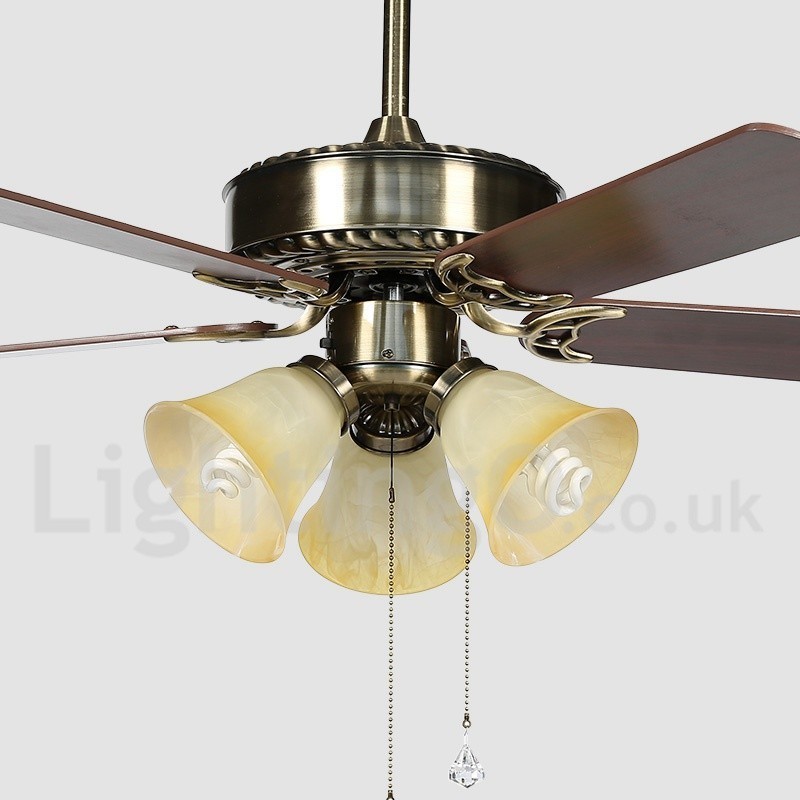Ventilatore da soffitto moderno contemporaneo 42" con luce LED