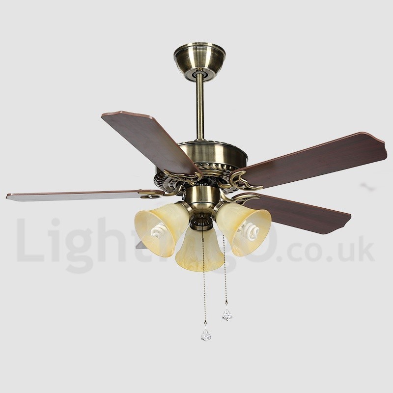 Ventilatore da soffitto moderno contemporaneo 42" con luce LED
