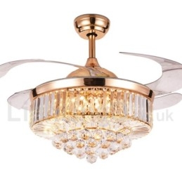 Ventilatore da soffitto moderno europeo contemporaneo 42" con telecomando