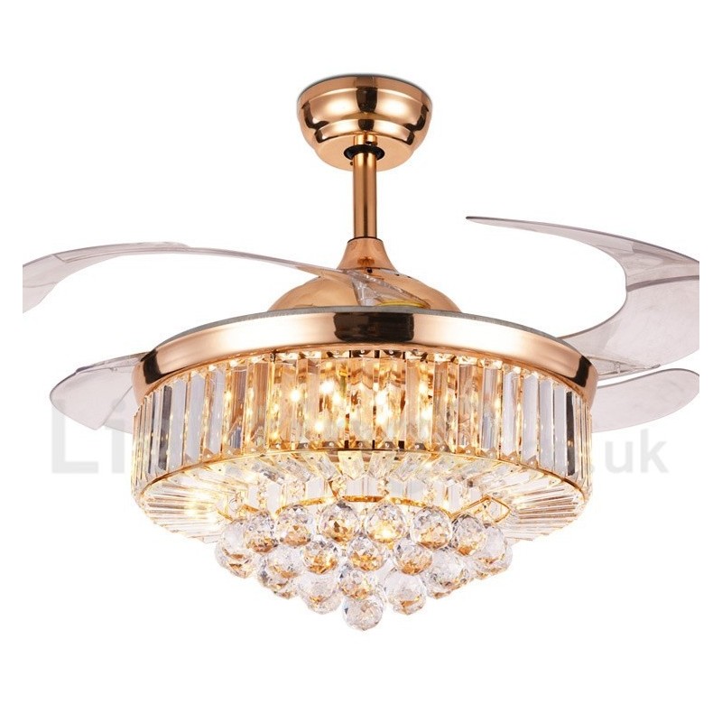 Ventilatore da soffitto moderno europeo contemporaneo 42" con telecomando