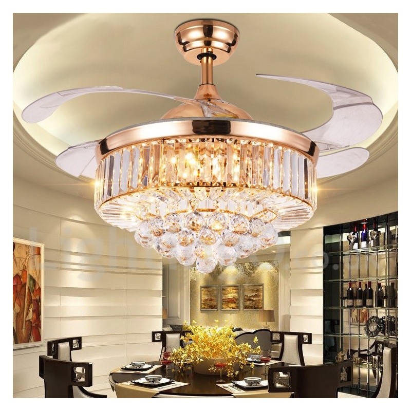 Ventilatore da soffitto moderno europeo contemporaneo 42" con telecomando