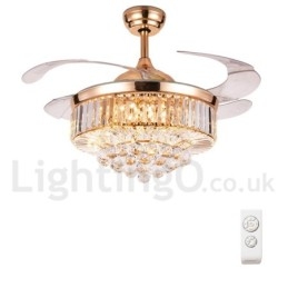 Ventilatore da soffitto moderno europeo contemporaneo 42" con telecomando
