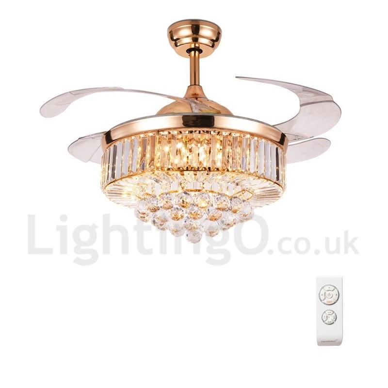 Ventilatore da soffitto moderno europeo contemporaneo 42" con telecomando