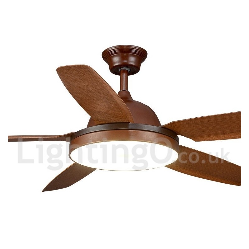 Ventilatore da soffitto Country Nordic 56" con LED dimmerabile e telecomando