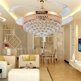 Ventilatore da soffitto moderno stile europeo 42" con LED dimmerabile e telecomando