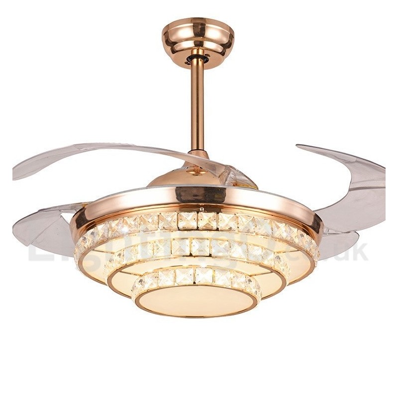 Ventilatore da soffitto moderno contemporaneo stile europeo 42"