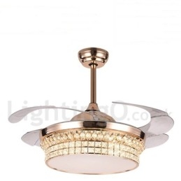 Ventilatore da soffitto moderno contemporaneo stile europeo 42" con telecomando e LED