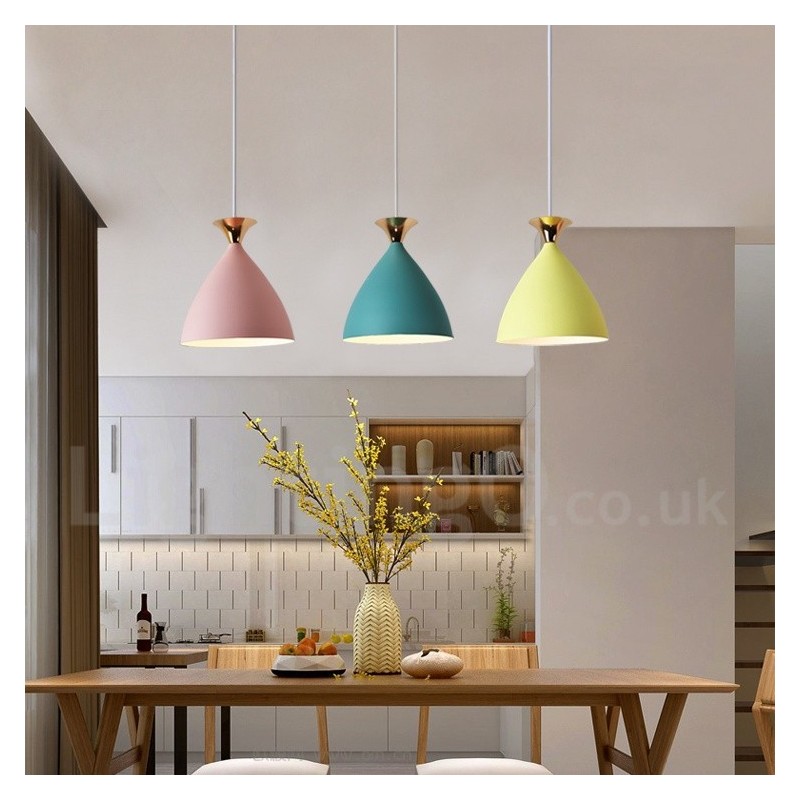Lampada a sospensione moderna contemporanea E27 2 lampadine diametro 27 cm altezza 20 cm