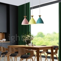 Lampada a sospensione moderna contemporanea E27 2 lampadine diametro 27 cm altezza 20 cm