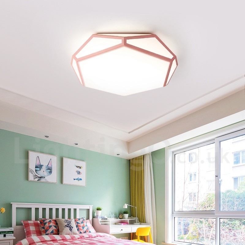 Plafoniera moderna in acciaio e acrilico, diametro 42 cm, altezza 20 cm, 2 lampadine LED