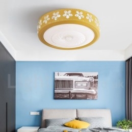 Plafoniera moderna in acciaio e acrilico Ø 42 cm H 20 cm 2 lampadine LED