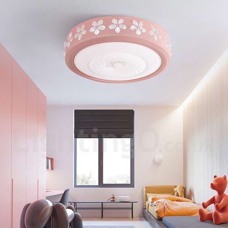 Plafoniera moderna in acciaio e acrilico Ø 42 cm H 20 cm 2 lampadine LED
