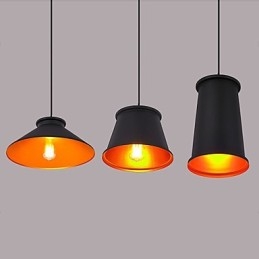 Lampadario a Sospensione Mini Moderno Contemporaneo in Metallo 3 Luci
