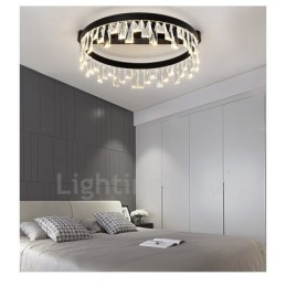Lampada da soffitto circolare moderna in cristallo 50/60 cm