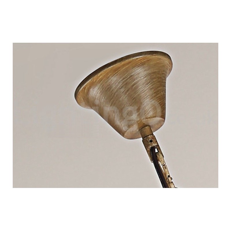 Lampadario rustico vintage in corna di cervo, 12 luci, 2 cravatte, E14, 80 cm