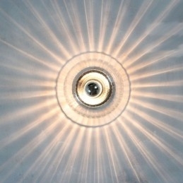 Applique da parete a filo LED moderna contemporanea argento