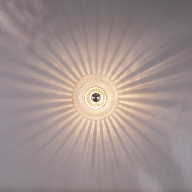 Applique da parete a filo LED moderna contemporanea argento