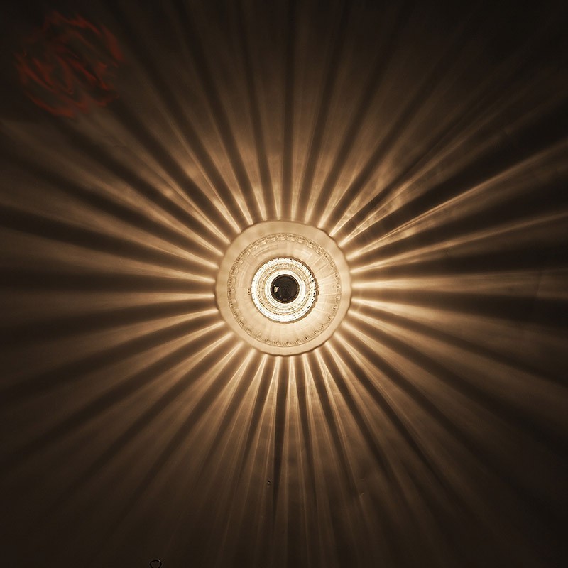 Applique da parete a filo LED moderna contemporanea argento