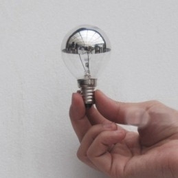 Applique da parete a filo LED moderna contemporanea argento