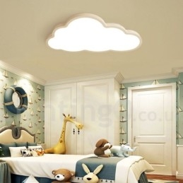 Plafoniera LED dimmerabile Ultra Thin Clouds con telecomando, paralume in acrilico, da soffitto o parete