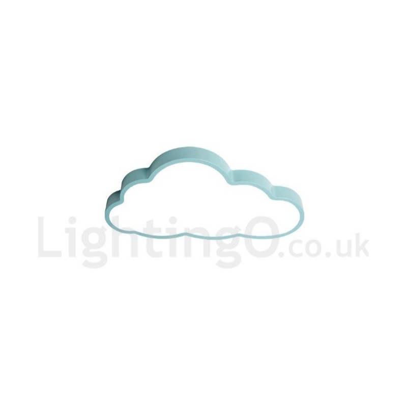 Plafoniera LED dimmerabile Ultra Thin Clouds con telecomando, paralume in acrilico, da soffitto o parete