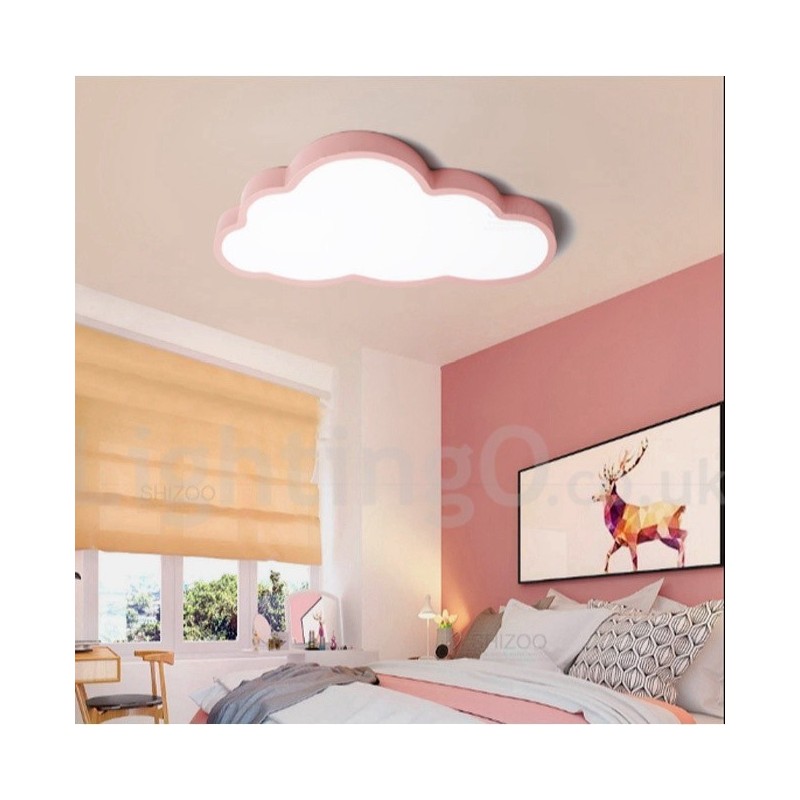 Plafoniera LED dimmerabile Ultra Thin Clouds con telecomando, paralume in acrilico, da soffitto o parete