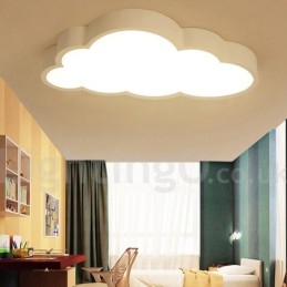 Plafoniera LED dimmerabile Ultra Thin Clouds con telecomando, paralume in acrilico, da soffitto o parete