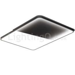 Plafoniera da soffitto rettangolare ultrasottile in alluminio moderna 5 cm