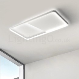 Plafoniera da soffitto rettangolare ultrasottile in alluminio moderna 5 cm
