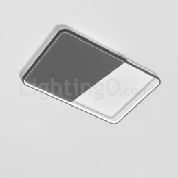 Plafoniera da soffitto rettangolare ultrasottile in alluminio moderna 5 cm