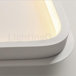 Plafoniera da soffitto rettangolare ultrasottile in alluminio moderna 5 cm