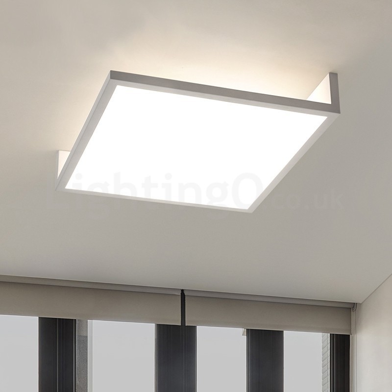 Plafoniera a filo nordica LED in acrilico e acciaio inox